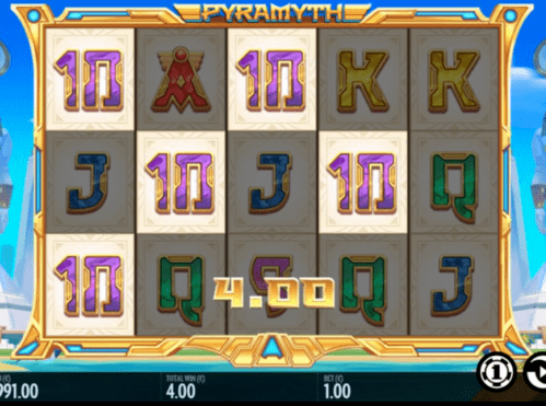 Pyramyth spilleautomat symboler